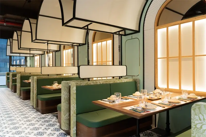 Không gian nhà hàng cơm tấm sài gòn 1970s