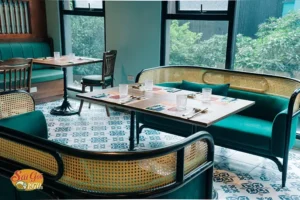 Không gian nhà hàng cơm tấm sài gòn 1970s