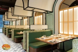 Không gian nhà hàng cơm tấm sài gòn 1970s