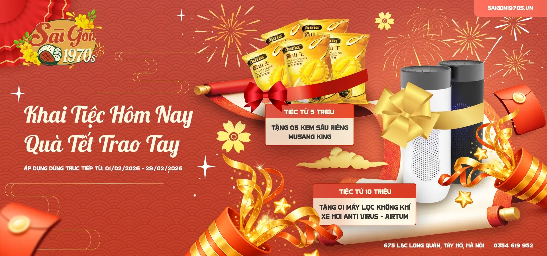 chuong trinh khuyen mai t2 saigon1970s