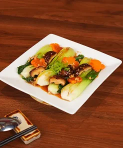 Cải Thìa Sốt Nấm