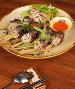 Ốc Bươu Nhồi Thịt & Mắm Gừng